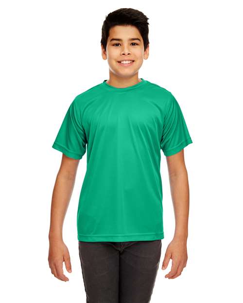 UltraClub 8420Y Youth Cool & Dry Sport Performance InterlockT-Shirt #color_KELLY