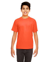 UltraClub 8420Y Youth Cool & Dry Sport Performance InterlockT-Shirt #color_ORANGE