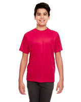 UltraClub 8420Y Youth Cool & Dry Sport Performance InterlockT-Shirt #color_RED