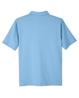 UltraClub UC105 Men's Lakeshore Stretch Cotton Performance Polo #color_COLUMBIA BLUE