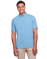 UltraClub UC105 Men's Lakeshore Stretch Cotton Performance Polo #color_COLUMBIA BLUE