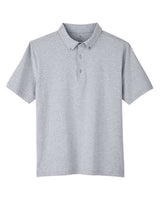 UltraClub UC105 Men's Lakeshore Stretch Cotton Performance Polo #color_HEATHER GREY