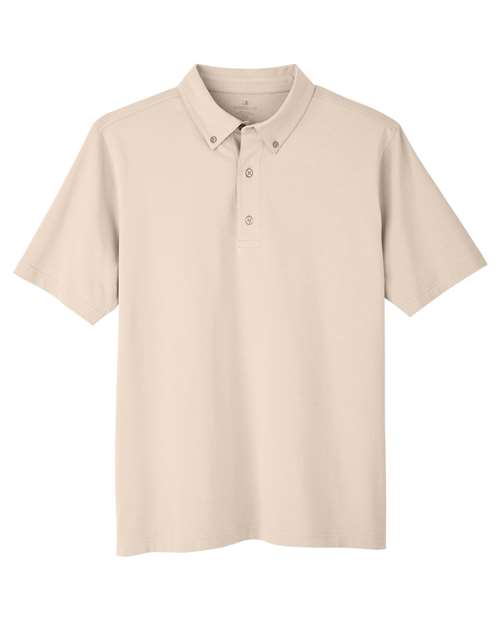 UltraClub UC105 Men's Lakeshore Stretch Cotton Performance Polo #color_STONE