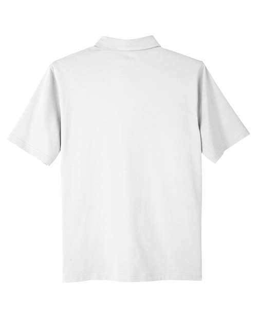 UltraClub UC105 Men's Lakeshore Stretch Cotton Performance Polo #color_WHITE