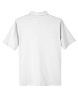 UltraClub UC105 Men's Lakeshore Stretch Cotton Performance Polo #color_WHITE