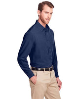 UltraClub UC500 Men's Bradley Performance Woven Shirt #color_NAVY