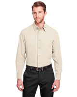 UltraClub UC500 Men's Bradley Performance Woven Shirt #color_STONE