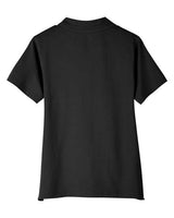 UltraClub UC105W Ladies' Lakeshore Stretch Cotton Performance Polo #color_BLACK