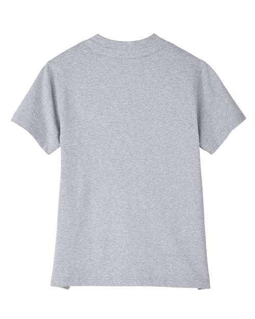 UltraClub UC105W Ladies' Lakeshore Stretch Cotton Performance Polo #color_HEATHER GREY