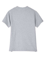 UltraClub UC105W Ladies' Lakeshore Stretch Cotton Performance Polo #color_HEATHER GREY