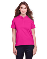 UltraClub UC105W Ladies' Lakeshore Stretch Cotton Performance Polo #color_HELICONIA