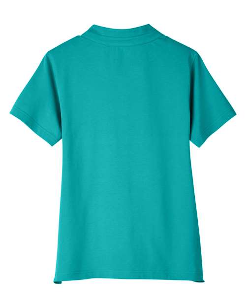 UltraClub UC105W Ladies' Lakeshore Stretch Cotton Performance Polo #color_JADE