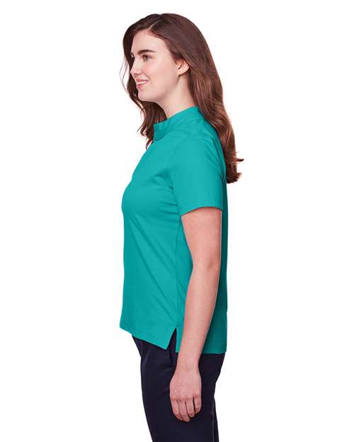 UltraClub UC105W Ladies' Lakeshore Stretch Cotton Performance Polo #color_JADE