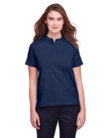 UltraClub UC105W Ladies' Lakeshore Stretch Cotton Performance Polo #color_NAVY