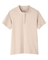 UltraClub UC105W Ladies' Lakeshore Stretch Cotton Performance Polo #color_STONE
