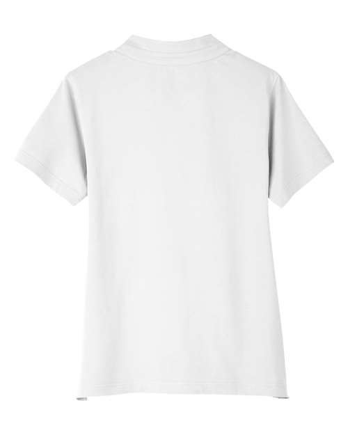 UltraClub UC105W Ladies' Lakeshore Stretch Cotton Performance Polo #color_WHITE