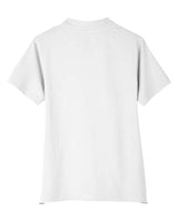 UltraClub UC105W Ladies' Lakeshore Stretch Cotton Performance Polo #color_WHITE