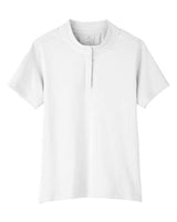 UltraClub UC105W Ladies' Lakeshore Stretch Cotton Performance Polo #color_WHITE