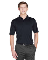 UltraClub 8610 Men's Cool & Dry 8-Star Elite Performance Interlock Polo #color_BLACK