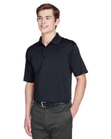 UltraClub 8610 Men's Cool & Dry 8-Star Elite Performance Interlock Polo #color_BLACK