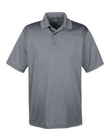 UltraClub 8610 Men's Cool & Dry 8-Star Elite Performance Interlock Polo #color_CHARCOAL