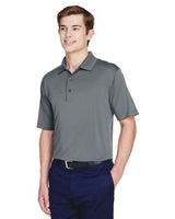 UltraClub 8610 Men's Cool & Dry 8-Star Elite Performance Interlock Polo #color_CHARCOAL