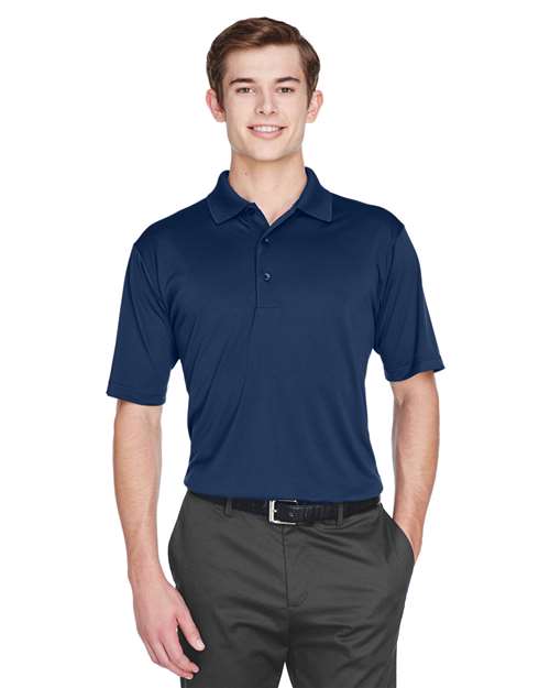 UltraClub 8610 Men's Cool & Dry 8-Star Elite Performance Interlock Polo #color_NAVY