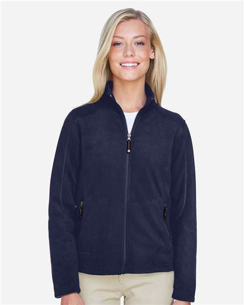 North End 78172 Ladies' Voyage Fleece Jacket #color_CLASSIC NAVY