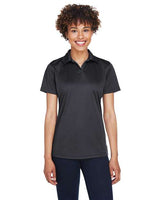 UltraClub 8425L Ladies' Cool & Dry Sport Performance Interlock Polo #color_BLACK
