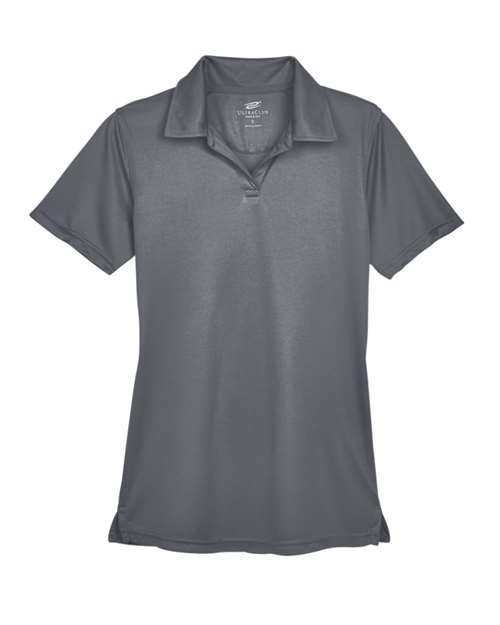 UltraClub 8425L Ladies' Cool & Dry Sport Performance Interlock Polo #color_CHARCOAL