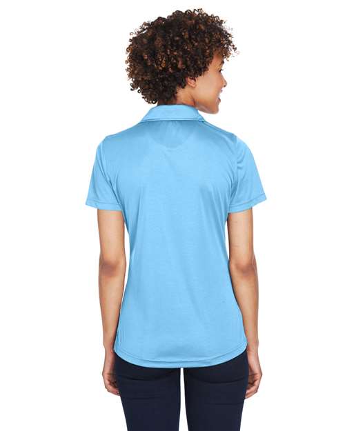 UltraClub 8425L Ladies' Cool & Dry Sport Performance Interlock Polo #color_COLUMBIA BLUE