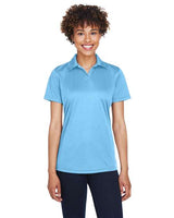 UltraClub 8425L Ladies' Cool & Dry Sport Performance Interlock Polo #color_COLUMBIA BLUE