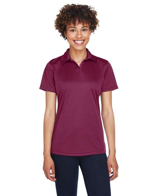 UltraClub 8425L Ladies' Cool & Dry Sport Performance Interlock Polo #color_MAROON