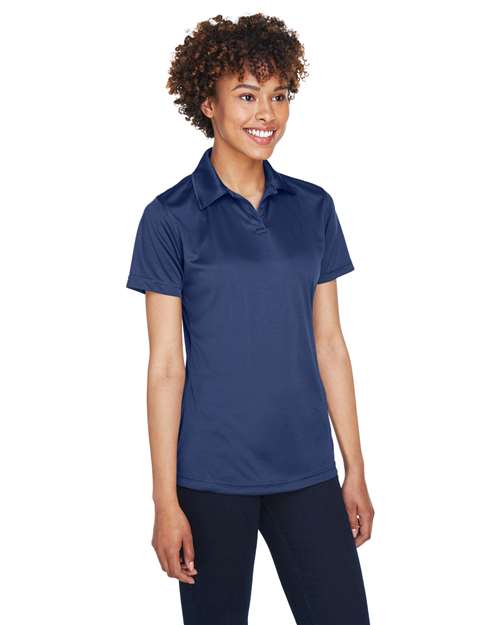 UltraClub 8425L Ladies' Cool & Dry Sport Performance Interlock Polo #color_NAVY