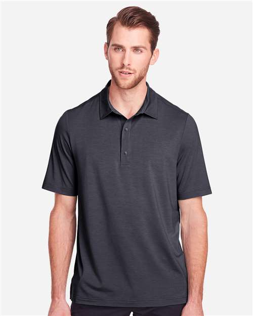 North End NE100 Men's Jaq Snap-Up Stretch Performance Polo #color_CARBON