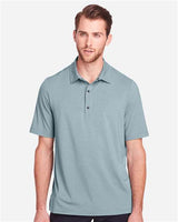 North End NE100 Men's Jaq Snap-Up Stretch Performance Polo #color_OPAL BLUE