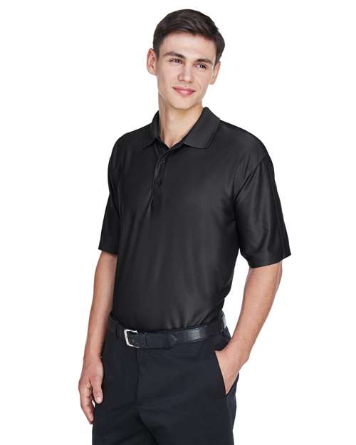 UltraClub 8415 Men's Cool & Dry Elite Performance Polo #color_BLACK