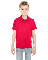 UltraClub 8210Y Youth Cool & Dry Mesh PiquPolo #color_RED