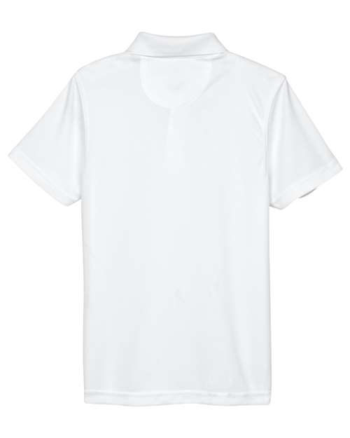 UltraClub 8210Y Youth Cool & Dry Mesh PiquPolo #color_WHITE