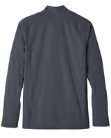 North End NE401 Men's Quest Stretch Quarter-Zip #color_CARBON/ BLACK
