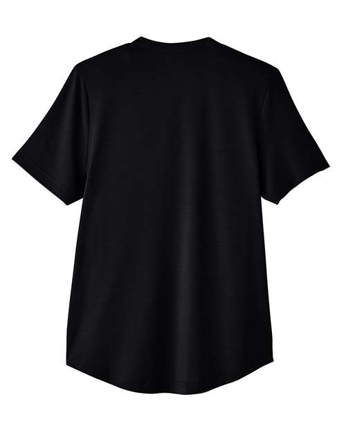 North End NE100W Ladies' Jaq Snap-Up Stretch Performance Polo #color_BLACK