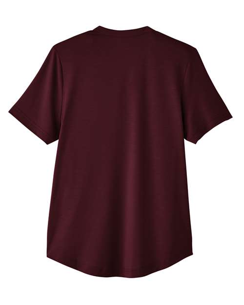 North End NE100W Ladies' Jaq Snap-Up Stretch Performance Polo #color_BURGUNDY