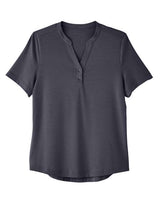 North End NE100W Ladies' Jaq Snap-Up Stretch Performance Polo #color_CARBON