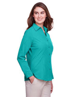 UltraClub UC500W Ladies' Bradley Performance Woven Shirt #color_JADE