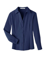 UltraClub UC500W Ladies' Bradley Performance Woven Shirt #color_NAVY