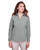 UltraClub UC500W Ladies' Bradley Performance Woven Shirt #color_SILVER
