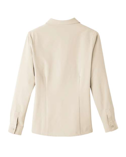 UltraClub UC500W Ladies' Bradley Performance Woven Shirt #color_STONE