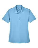 UltraClub 8610L Ladies' Cool & Dry 8-Star Elite Performance Interlock Polo #color_COLUMBIA BLUE