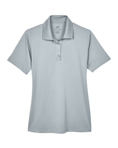 UltraClub 8610L Ladies' Cool & Dry 8-Star Elite Performance Interlock Polo #color_SILVER