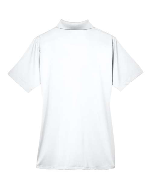 UltraClub 8610L Ladies' Cool & Dry 8-Star Elite Performance Interlock Polo #color_WHITE